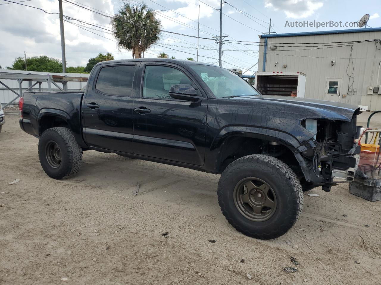 2019 Toyota Tacoma Double Cab Черный vin: 5TFAX5GN7KX159980