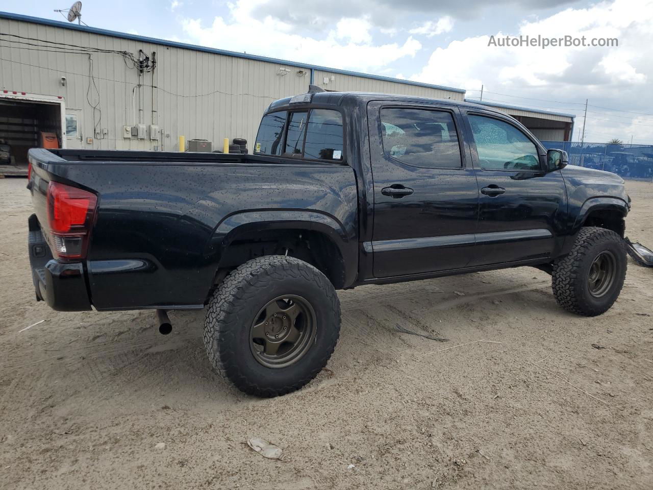 2019 Toyota Tacoma Double Cab Черный vin: 5TFAX5GN7KX159980