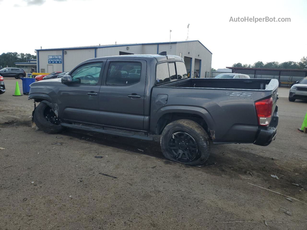 2020 Toyota Tacoma Double Cab Gray vin: 5TFAX5GN7LX166039