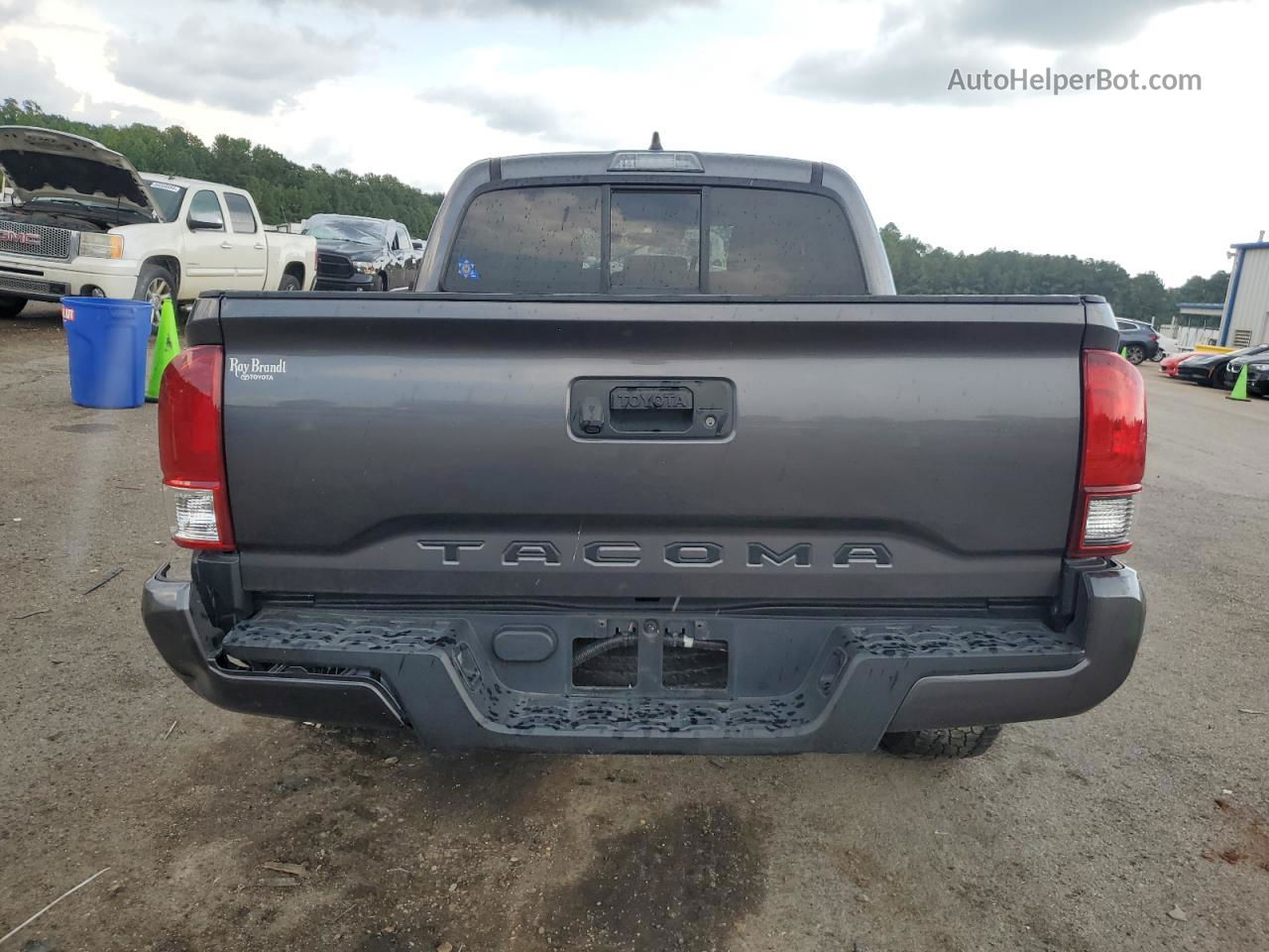 2020 Toyota Tacoma Double Cab Gray vin: 5TFAX5GN7LX166039