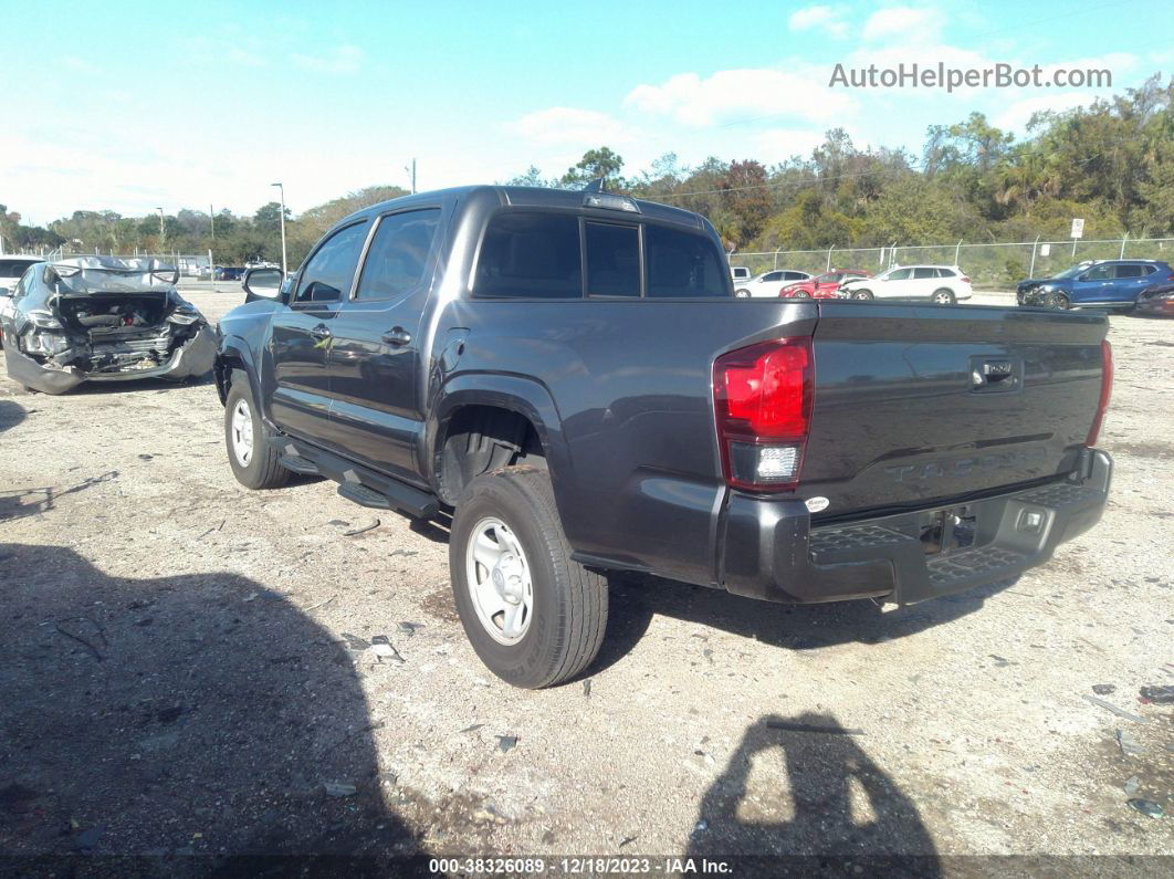 2021 Toyota Tacoma Sr Gray vin: 5TFAX5GN7MX191668