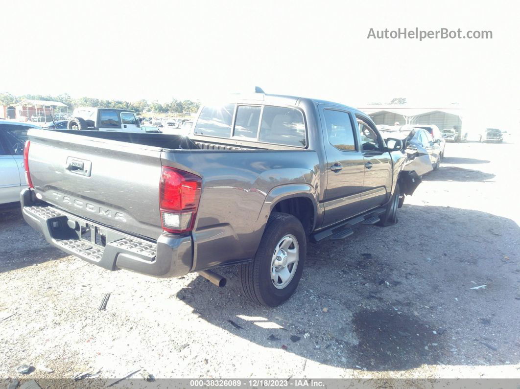 2021 Toyota Tacoma Sr Gray vin: 5TFAX5GN7MX191668