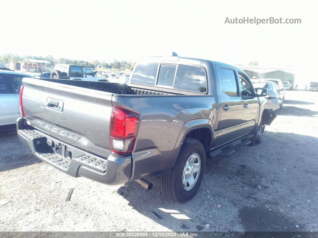 2021 Toyota Tacoma Sr Gray vin: 5TFAX5GN7MX191668