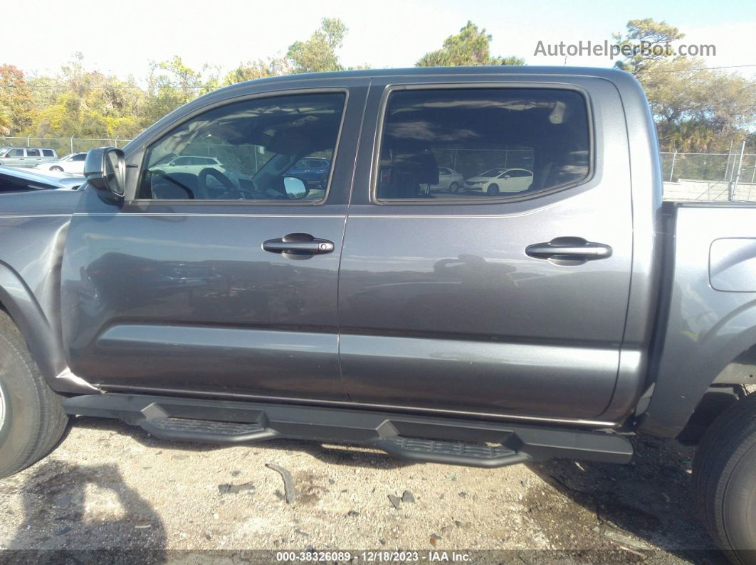 2021 Toyota Tacoma Sr Gray vin: 5TFAX5GN7MX191668