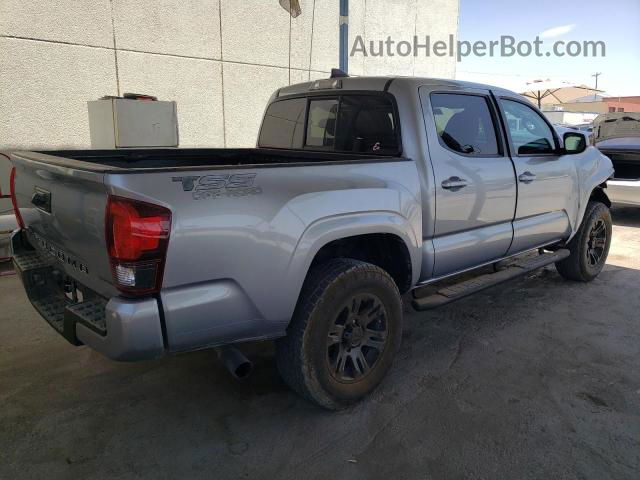 2021 Toyota Tacoma Double Cab Silver vin: 5TFAX5GN7MX191721