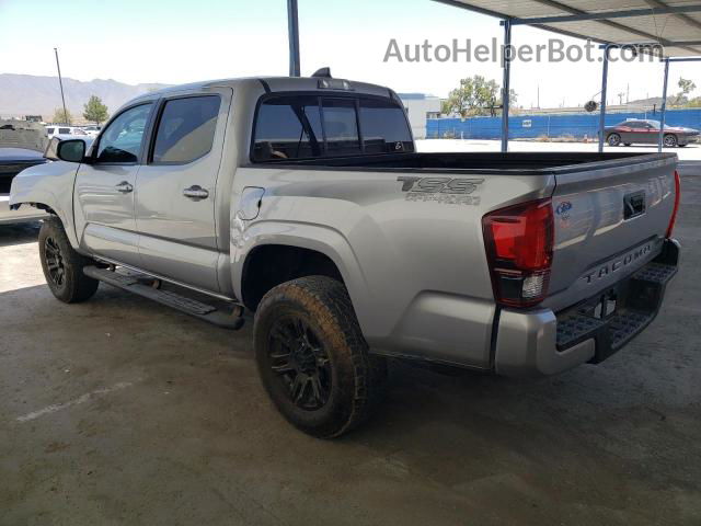 2021 Toyota Tacoma Double Cab Silver vin: 5TFAX5GN7MX191721