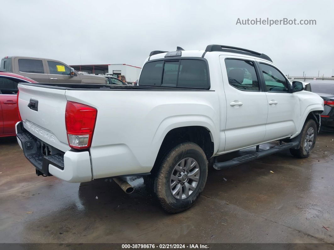 2017 Toyota Tacoma Sr White vin: 5TFAX5GN8HX089771