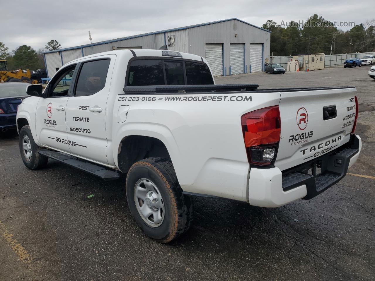 2020 Toyota Tacoma Double Cab White vin: 5TFAX5GN8LX166843