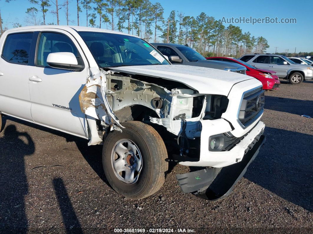 2020 Toyota Tacoma Sr5 White vin: 5TFAX5GN8LX181097