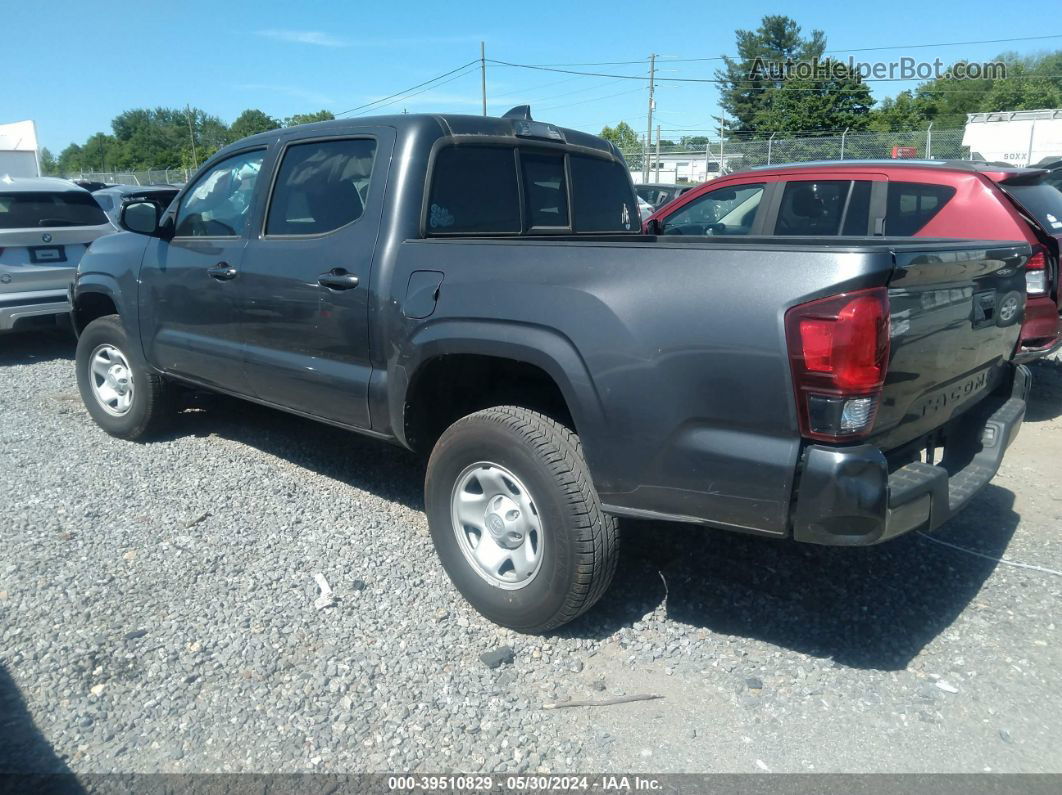 2021 Toyota Tacoma Sr Gray vin: 5TFAX5GN8MX191503