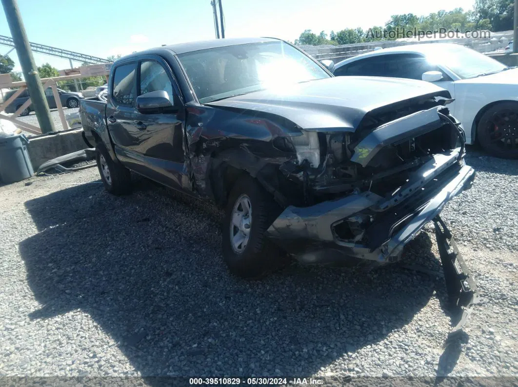 2021 Toyota Tacoma Sr Gray vin: 5TFAX5GN8MX191503