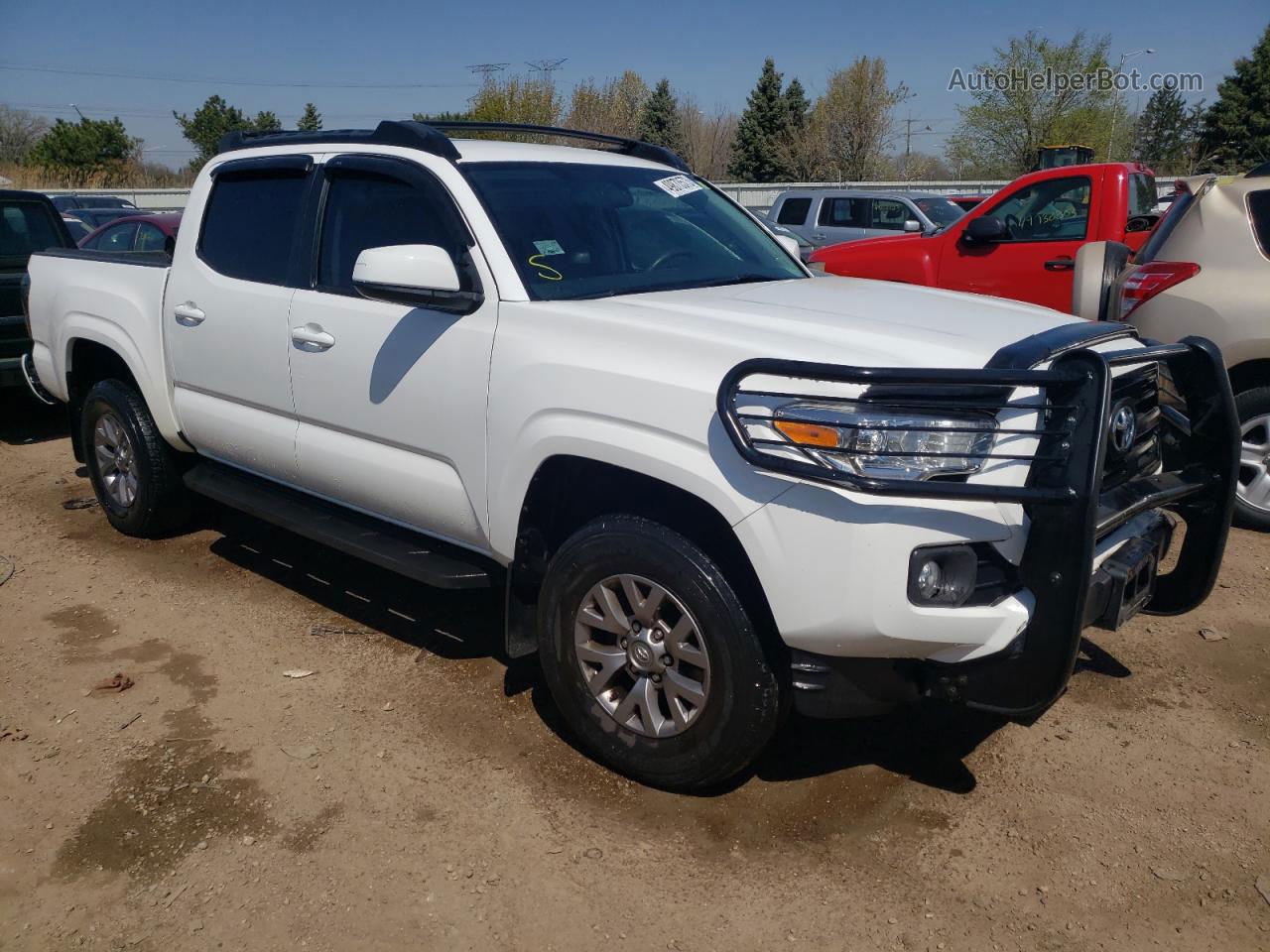 2017 Toyota Tacoma Double Cab Белый vin: 5TFAX5GN9HX085955