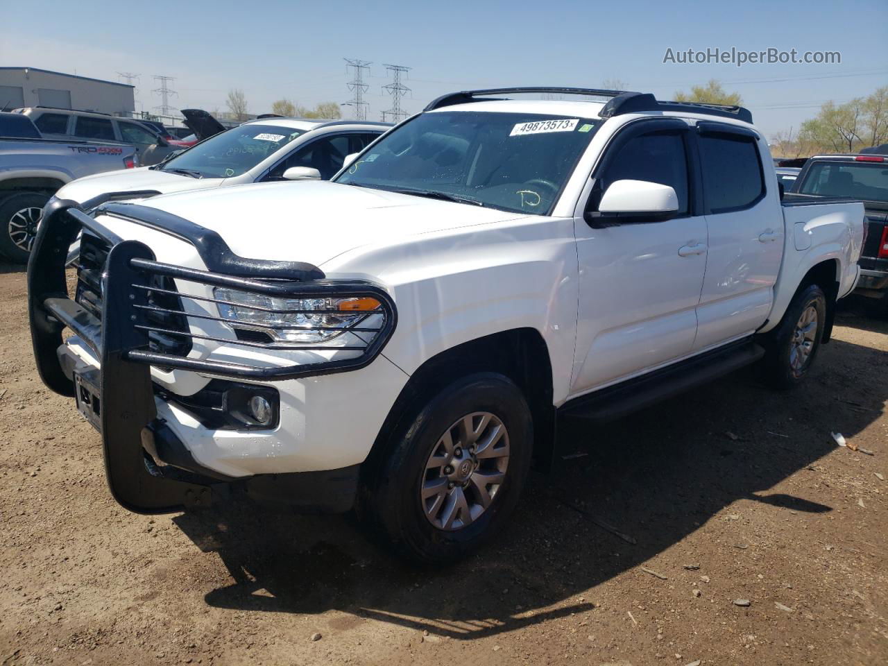 2017 Toyota Tacoma Double Cab White vin: 5TFAX5GN9HX085955