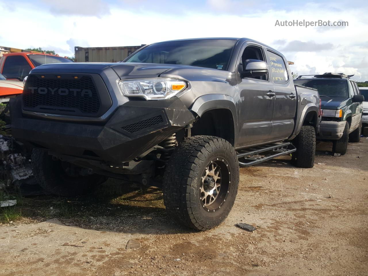 2017 Toyota Tacoma Double Cab Угольный vin: 5TFAX5GN9HX091691