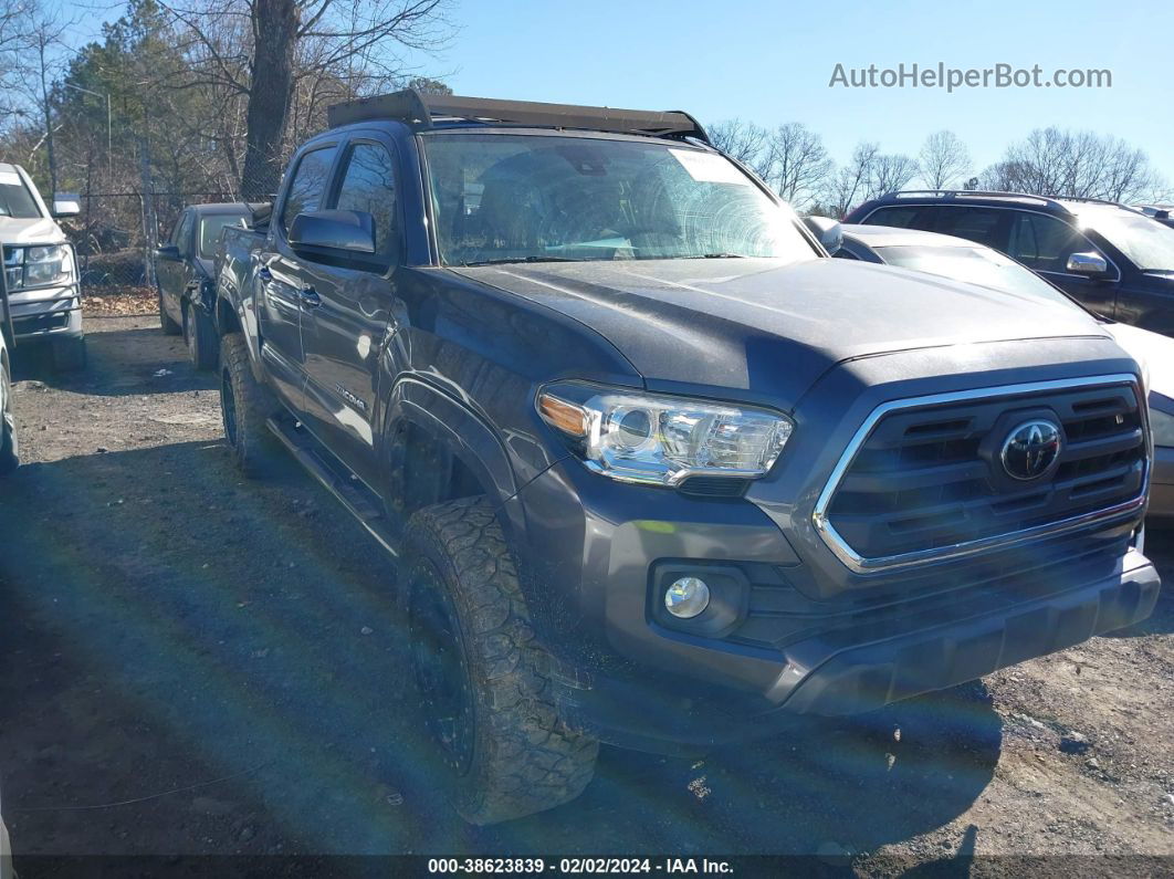 2019 Toyota Tacoma Sr5 Gray vin: 5TFAX5GN9KX148544