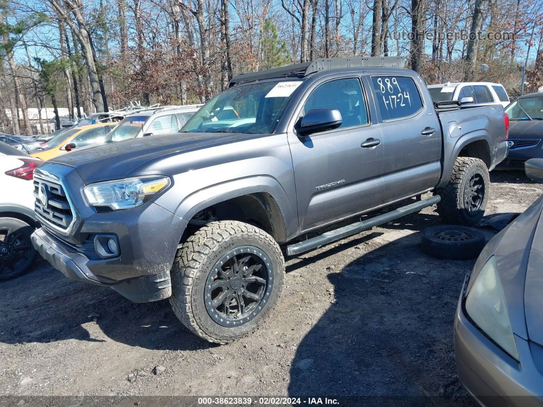 2019 Toyota Tacoma Sr5 Gray vin: 5TFAX5GN9KX148544