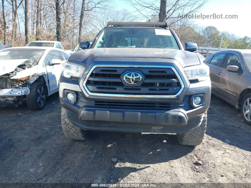 2019 Toyota Tacoma Sr5 Gray vin: 5TFAX5GN9KX148544