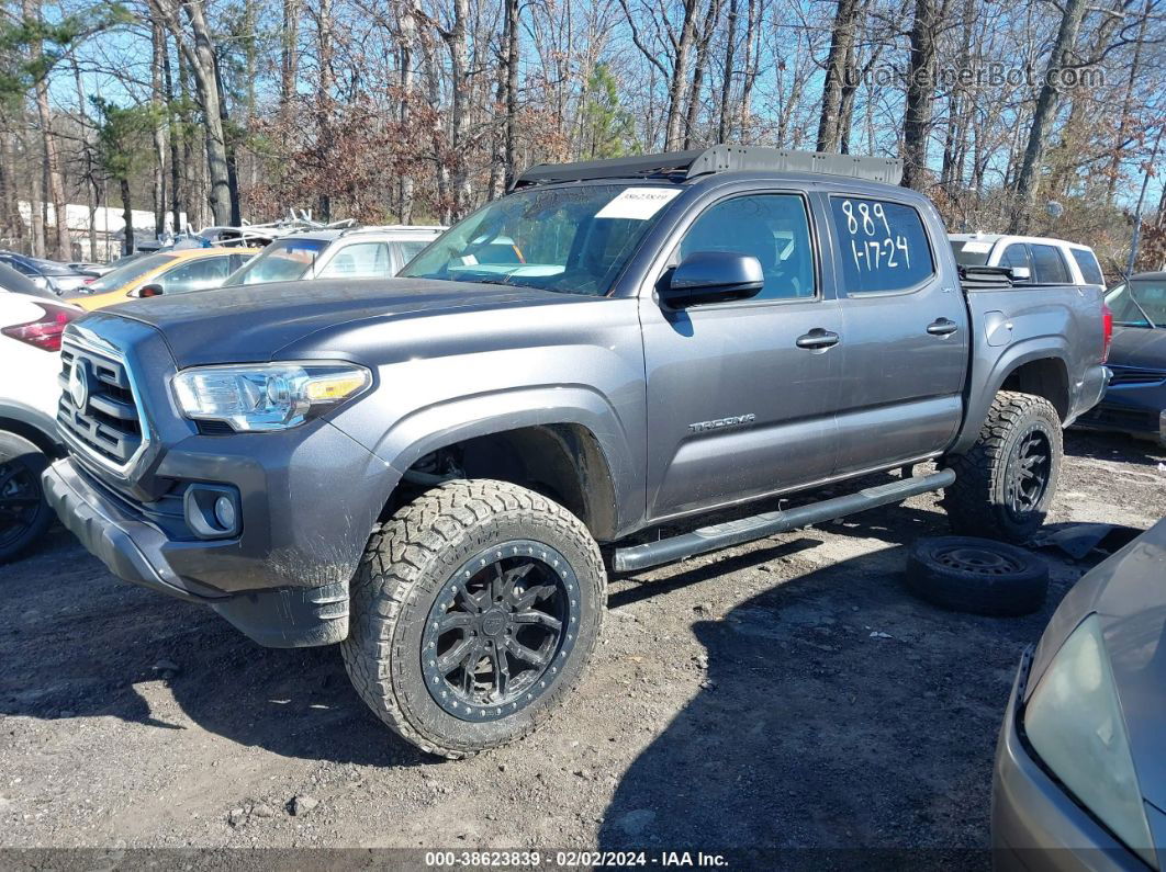 2019 Toyota Tacoma Sr5 Gray vin: 5TFAX5GN9KX148544