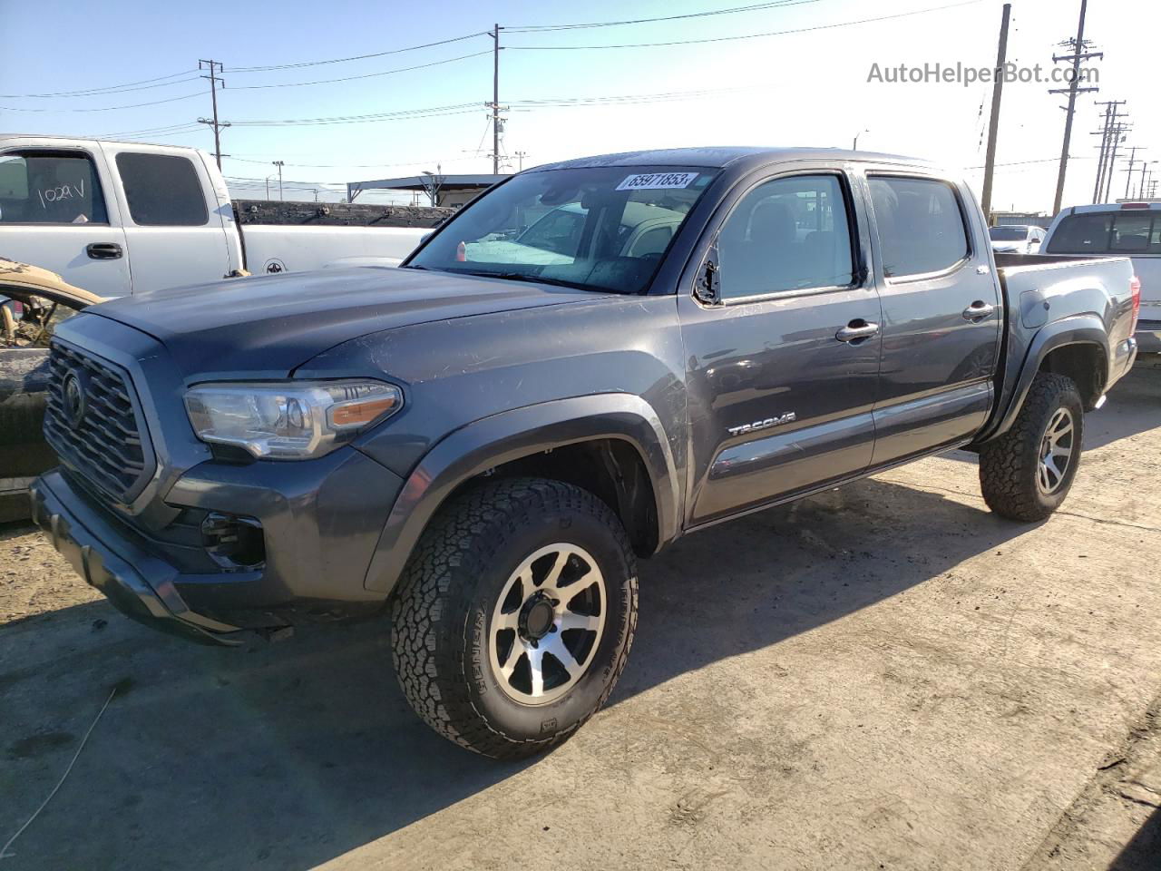 2020 Toyota Tacoma Double Cab Charcoal vin: 5TFAX5GN9LX183537