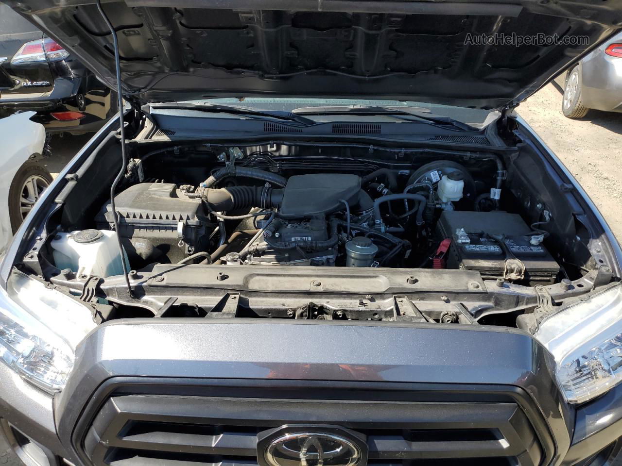 2021 Toyota Tacoma Double Cab Charcoal vin: 5TFAX5GN9MX194720