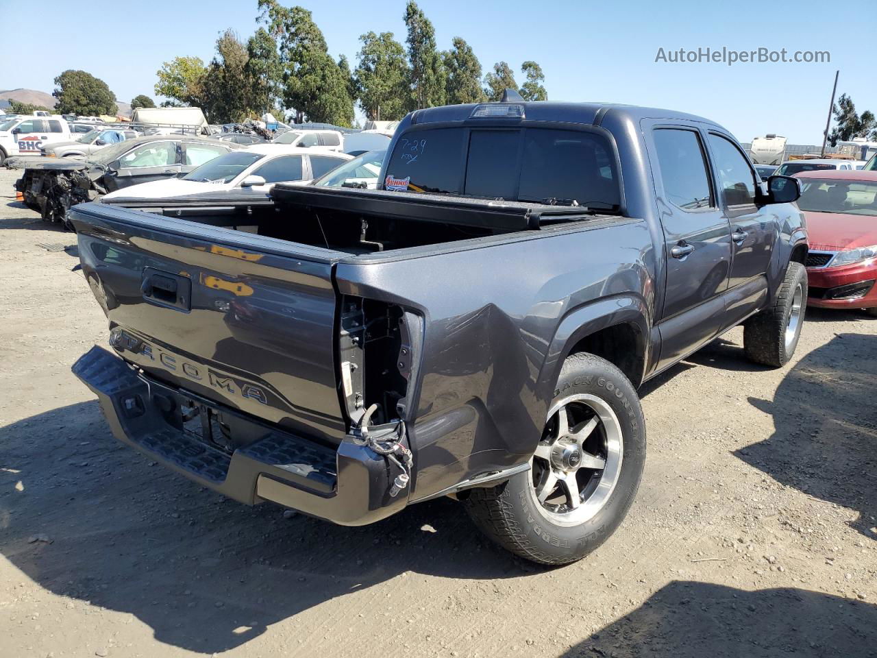 2021 Toyota Tacoma Double Cab Charcoal vin: 5TFAX5GN9MX194720