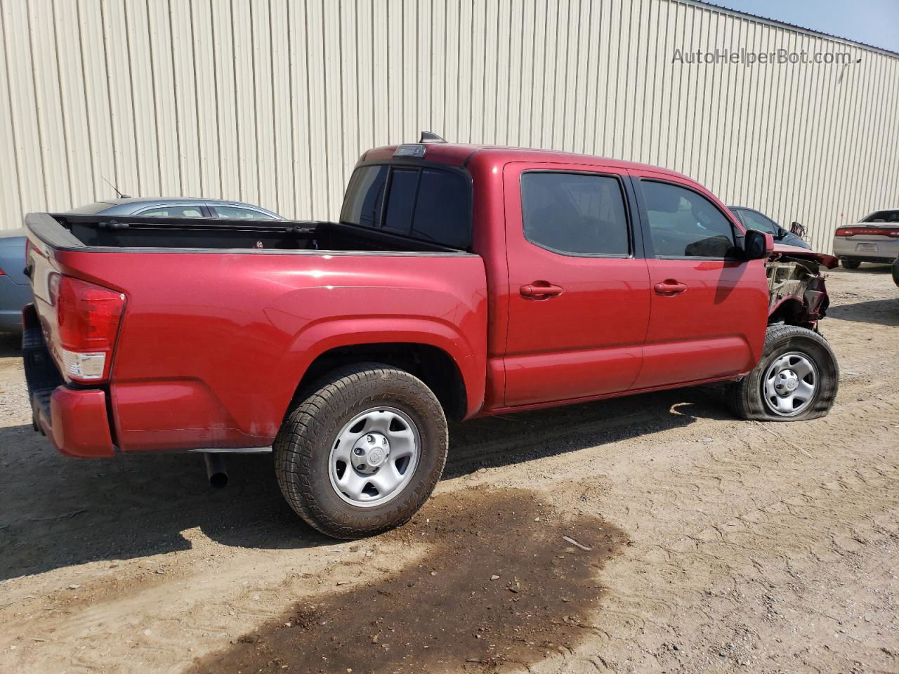 2017 Toyota Tacoma Double Cab Красный vin: 5TFAX5GNXHX099590