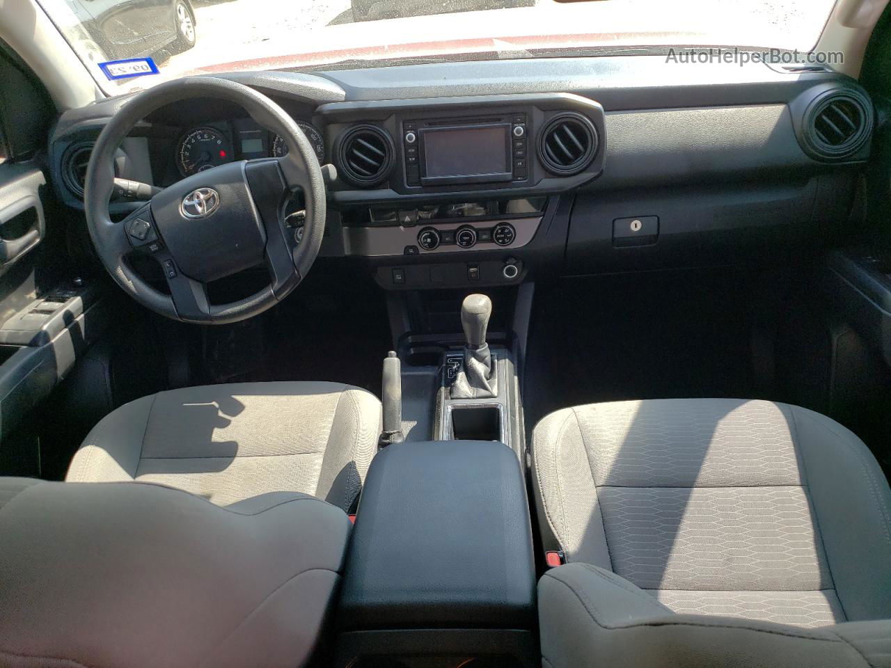 2017 Toyota Tacoma Double Cab Красный vin: 5TFAX5GNXHX099590