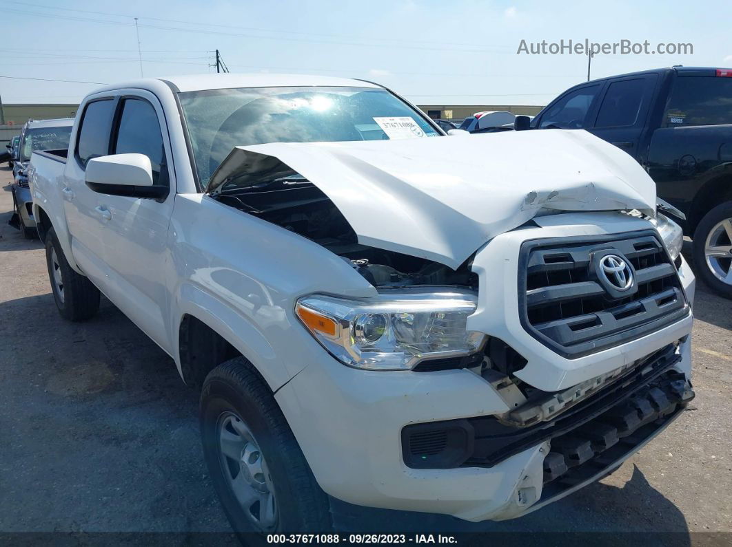 2017 Toyota Tacoma Sr/sr5 White vin: 5TFAX5GNXHX103105