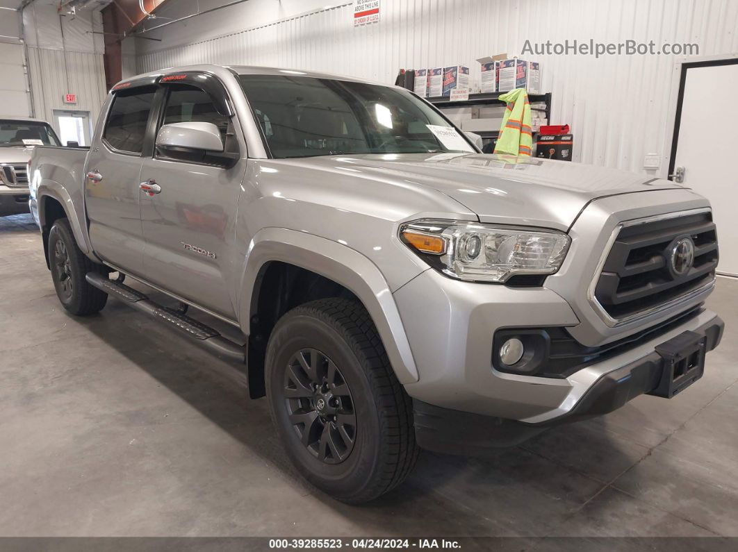 2020 Toyota Tacoma Sr5 Silver vin: 5TFAX5GNXLX177939