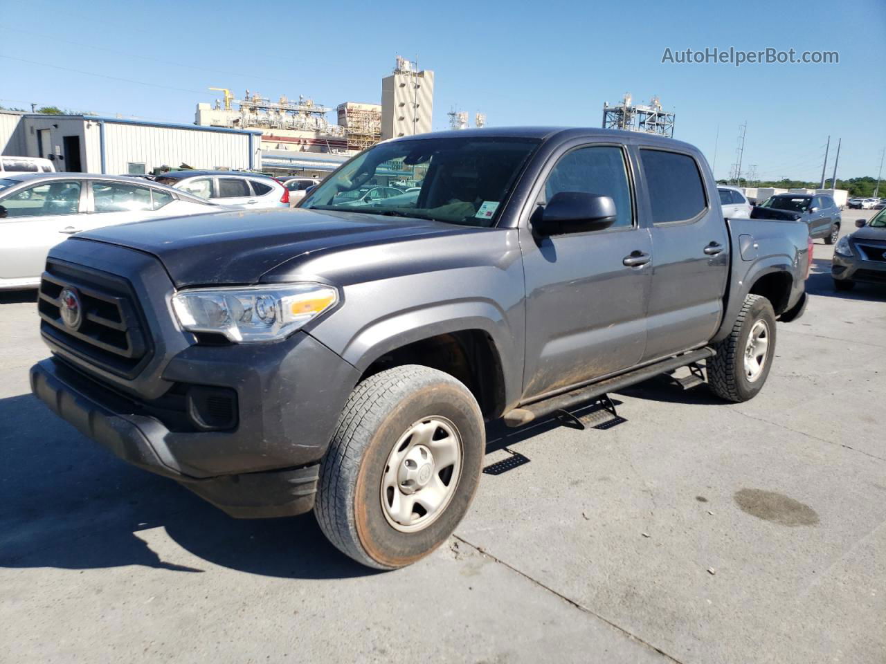 2021 Toyota Tacoma Double Cab Charcoal vin: 5TFAX5GNXMX190823