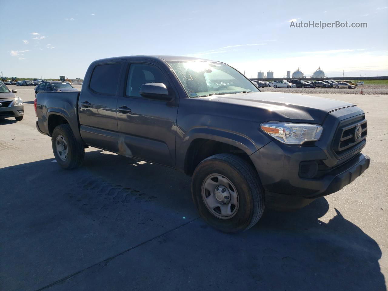 2021 Toyota Tacoma Double Cab Угольный vin: 5TFAX5GNXMX190823