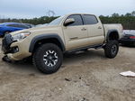 2017 Toyota Tacoma Double Cab Желто-коричневый vin: 5TFAZ5CN0HX032576