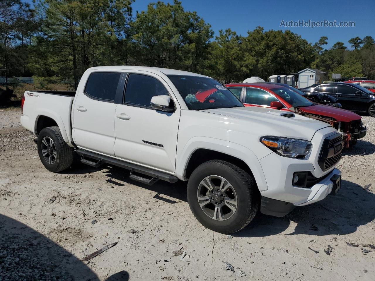 2017 Toyota Tacoma Double Cab White vin: 5TFAZ5CN0HX054285