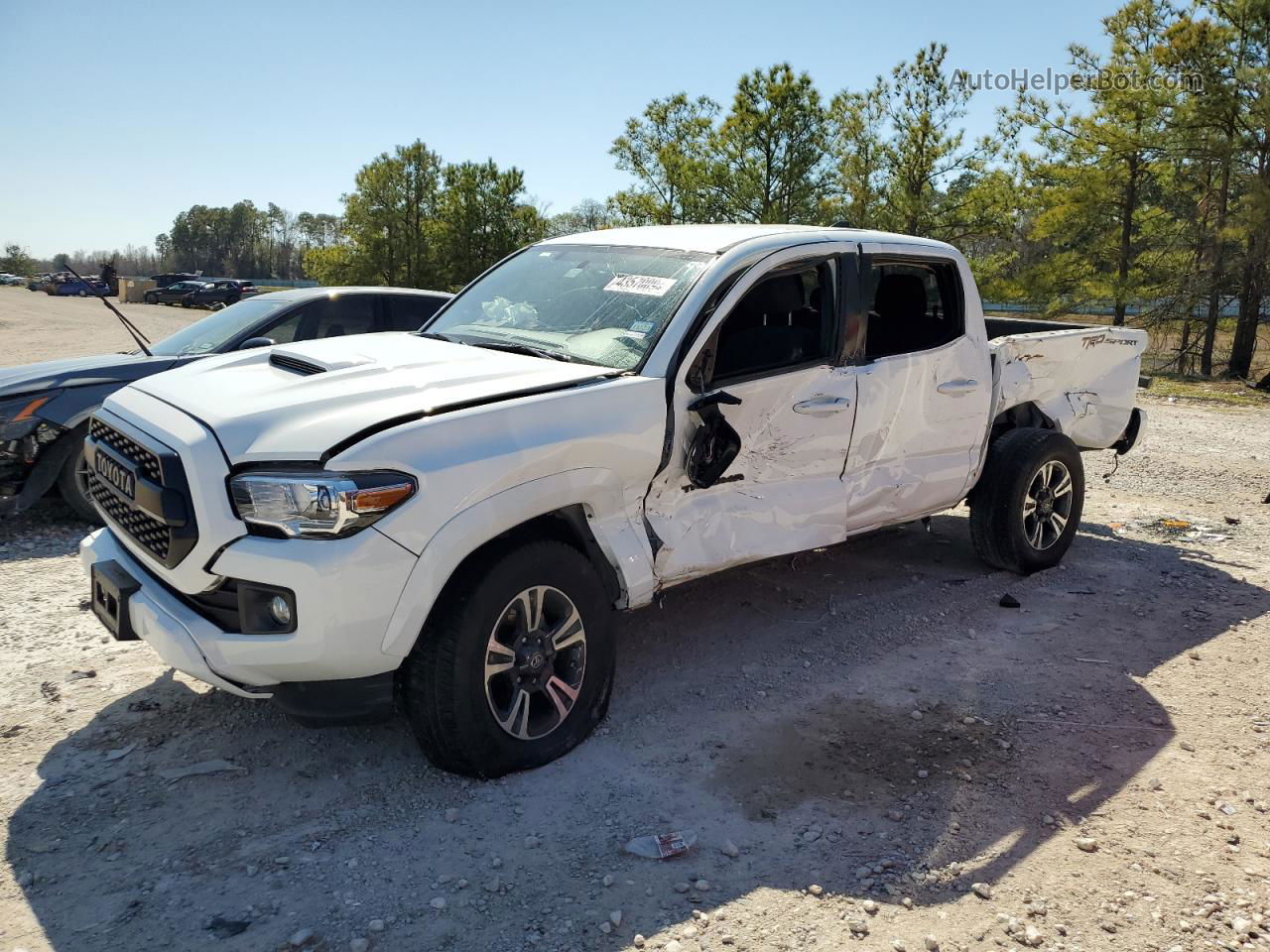 2017 Toyota Tacoma Double Cab White vin: 5TFAZ5CN0HX054285