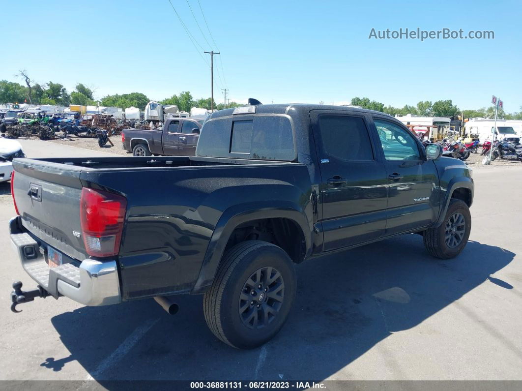 2021 Toyota Tacoma Sr5 V6 Черный vin: 5TFAZ5CN0MX095932