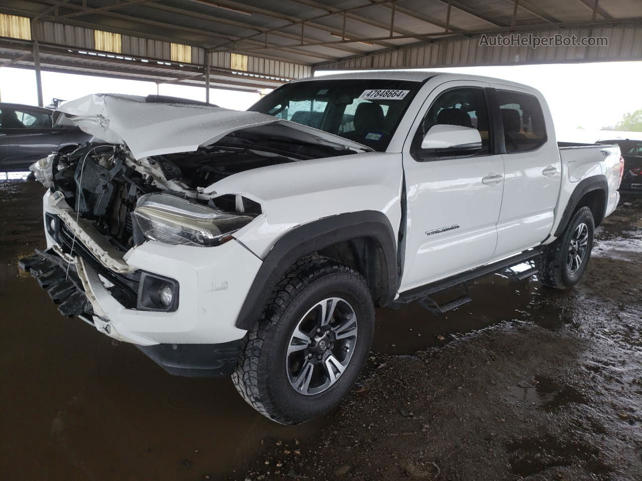 2017 Toyota Tacoma Double Cab Белый vin: 5TFAZ5CN1HX023370