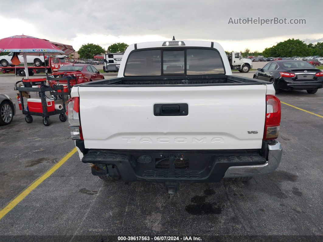 2017 Toyota Tacoma Sr5 V6 White vin: 5TFAZ5CN1HX034398