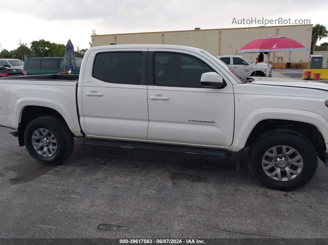 2017 Toyota Tacoma Sr5 V6 White vin: 5TFAZ5CN1HX034398