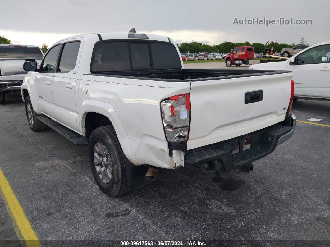 2017 Toyota Tacoma Sr5 V6 White vin: 5TFAZ5CN1HX034398