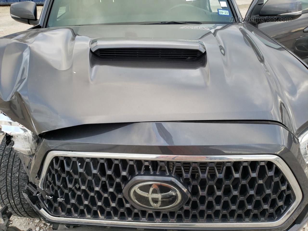 2019 Toyota Tacoma Double Cab Gray vin: 5TFAZ5CN1KX087352