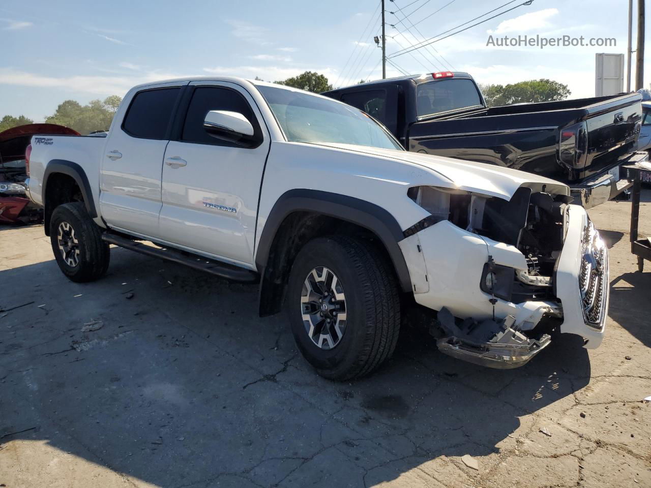 2017 Toyota Tacoma Double Cab White vin: 5TFAZ5CN2HX033292