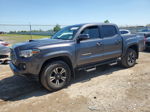 2017 Toyota Tacoma Double Cab Gray vin: 5TFAZ5CN2HX034197