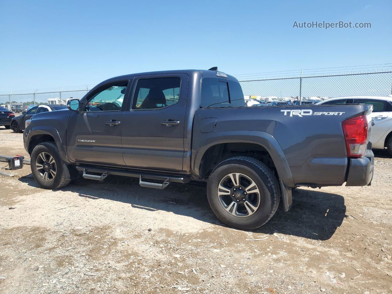 2017 Toyota Tacoma Double Cab Серый vin: 5TFAZ5CN2HX034197