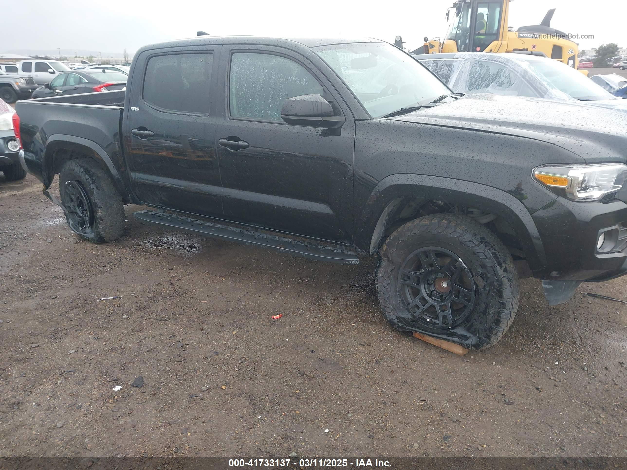 2017 Toyota Tacoma Sr5 V6 Black vin: 5TFAZ5CN2HX040954