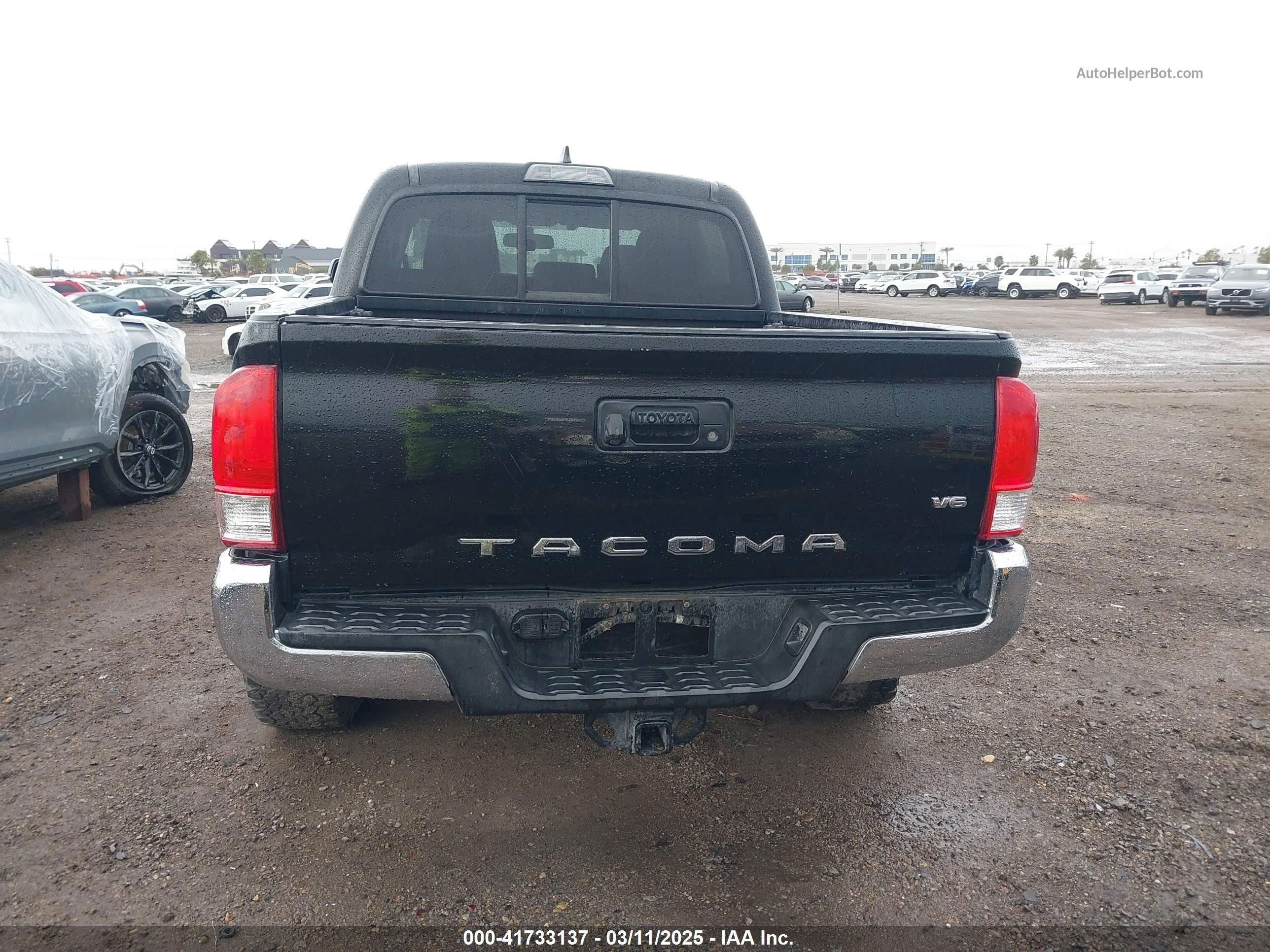 2017 Toyota Tacoma Sr5 V6 Black vin: 5TFAZ5CN2HX040954