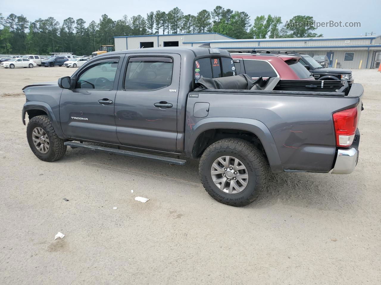 2017 Toyota Tacoma Double Cab Gray vin: 5TFAZ5CN2HX042803