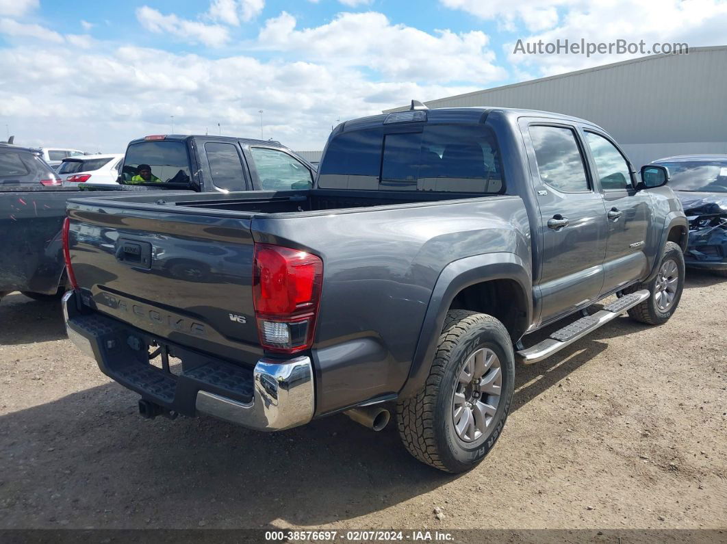 2019 Toyota Tacoma Sr5 V6 Gray vin: 5TFAZ5CN2KX081298