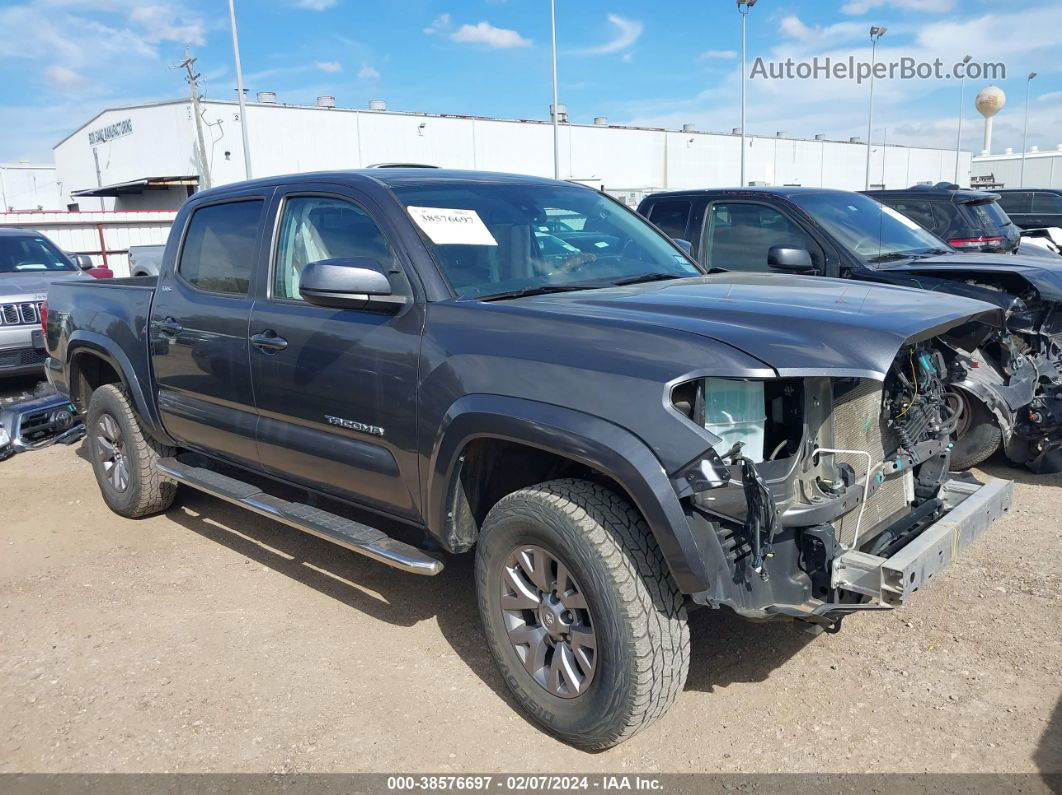 2019 Toyota Tacoma Sr5 V6 Gray vin: 5TFAZ5CN2KX081298