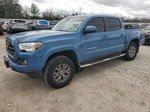 2019 Toyota Tacoma Double Cab Синий vin: 5TFAZ5CN2KX082810