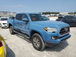 2019 Toyota Tacoma Double Cab Blue vin: 5TFAZ5CN2KX082810